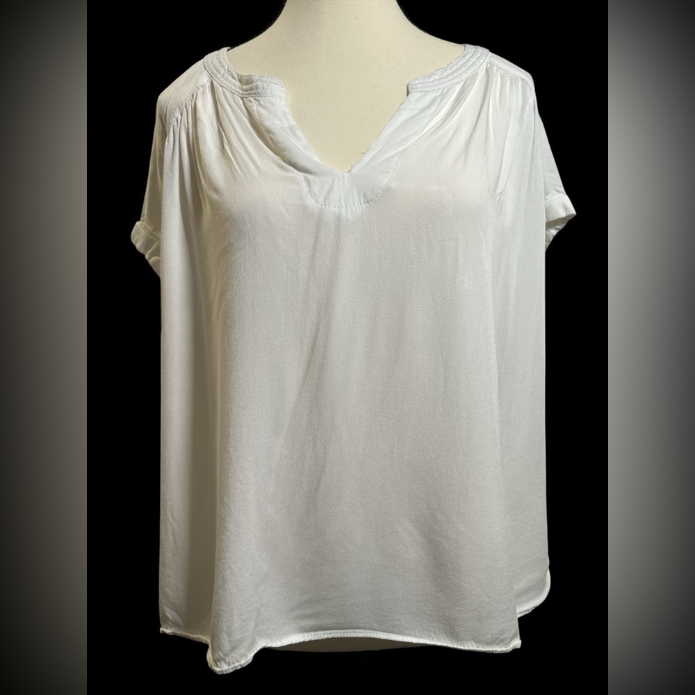 Rose & Olive White Blouse